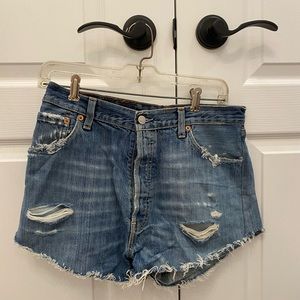 Vintage Levi denim shorts